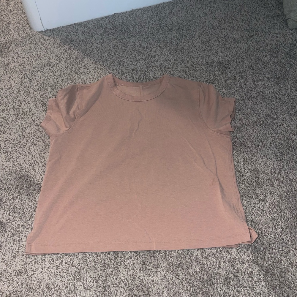Casual Tan T-Shirt Lululemon